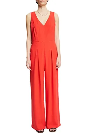 ESPRIT Collection Damen Overalls 042eo1l302, Rot, 36