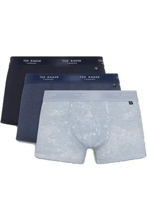 Ted Baker Herren 3-Pack Cotton Trunk Badehose, , S