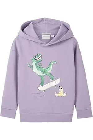 TOM TAILOR Jungen Kinder Oversized Hoodie mit Spezial-Print, , 116/122