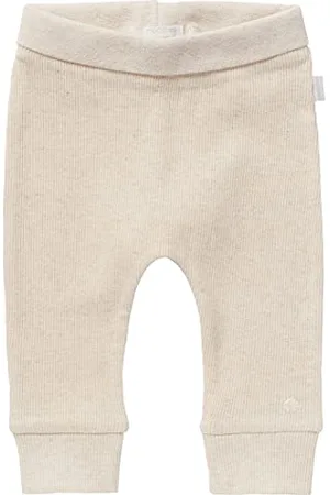 Noppies Unisex Baby U Pants Comfort Rib Naura Hose, Ras1202 Oatmeal, 44 EU