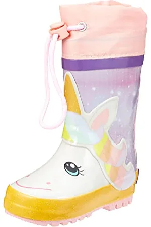 Playshoes Unisex Kinder Gummistiefel Zugband Regenstiefel, , 30 EU