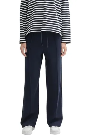 TOM TAILOR Damen 1043436 Straight Fit Hose, 10668-Sky Captain Blue, XL