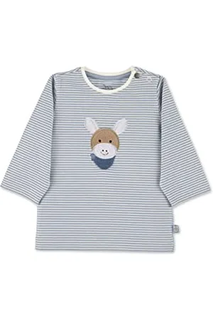 Sterntaler Baby - Jungen Gots Langarm-shirt Gestreift, , 50 EU
