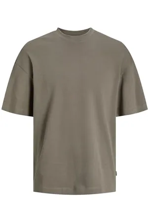 JACK & JONES Male T-Shirt Einfarbig Rundhals T-Shirt