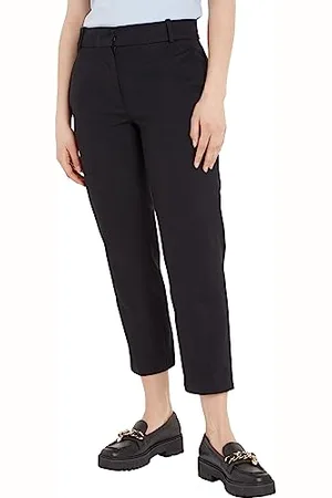 Tommy Hilfiger Damen Essential Slim Straight CO Chino WW0WW39866 Gewebte Hosen, , 34