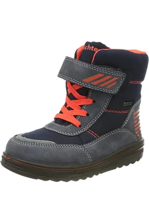 Richter Kinderschuhe Snow 2788-8171 Schneestiefel, 7200atlantic/akz.n.Orang, 23 EU