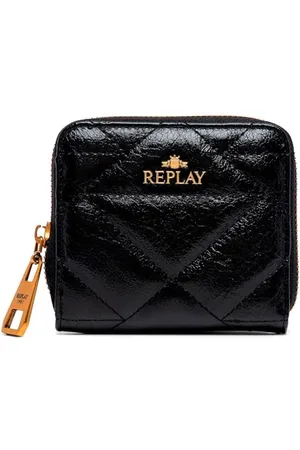 Replay Damen Portemonnaie Klein, Schwarz (Black 0098), OneSize