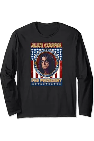 Alice Cooper For President Langarmshirt