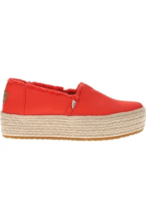 TOMS Damen Valencia Espadrille, Flammen-Canvas-Ausfransen, 39 EU
