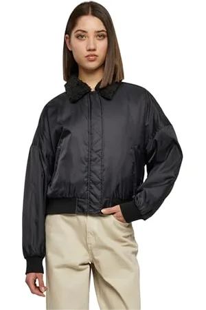 Urban classics Damen TB6070-Ladies Pilot Bomber Jacket Jacke, , S