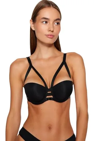 Trendyol Damen Women Knit Bra Strick-BH, Black, B