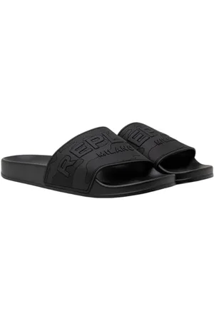 Replay Herren Badeschuhe Slipper, Schwarz (Black 003), 40