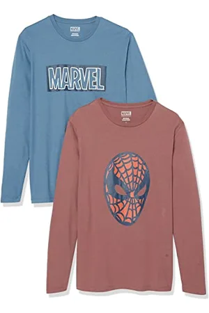 Amazon Disney | Marvel | Star Wars Herren Langärmelige T-Shirts, 2er-Pack, , M