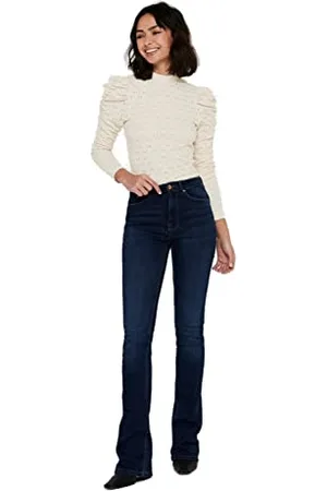 ONLY Damen Onlpaola Hw Flare Bb Azgz878 Noos Jeans, , XS 34L EU