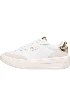 Fila Damen Premium F wmn Sneaker, White-Gold, 42 EU