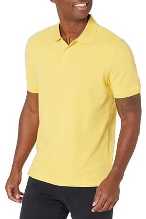 Amazon Herren Piqué-Poloshirt aus Baumwolle, Schmale Passform, , L