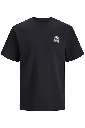 JACK & JONES Male T-Shirt RDD Gedruckt Rundhals T-Shirt