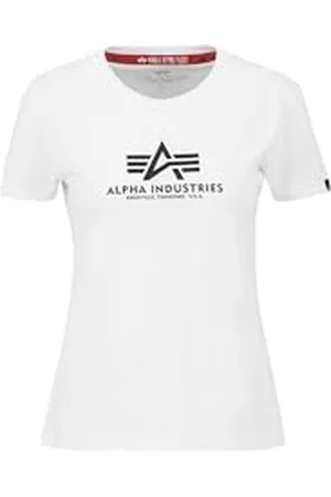 Alpha Industries Damen New Basic T G wmn T-Shirt, White, L
