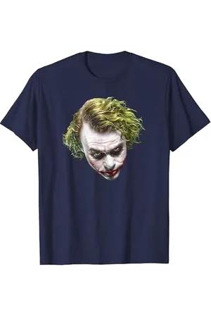 Batman The Dark Knight Painted Joker Head T-Shirt