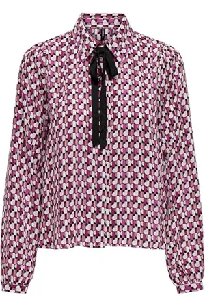 ONLY Damen Onlalma Life Poly L/S Felina Shirt Bluse, , S