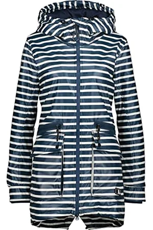 alife kickin ALIFE and Kickin AudreyAK B Raincoat – Damen Winterjacke Parka – Mantel mit Kapuze – Perfekt für Kalte Tage, Herbst & Winter – Robuste Jacke S