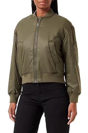 Marc O’ Polo Damen 307085170133_454_36 WOVEN OUTDOOR JACKETS, olive crop, 36 EU