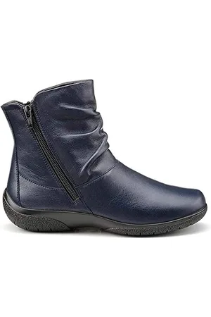 Hotter Whisper, Damen Kurzschaft Schlupfstiefel, Blau (Navy 30), 36 EU (3 UK)