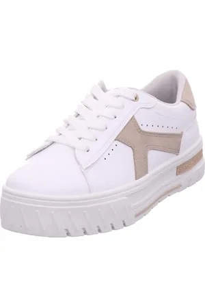 TOM TAILOR Damen 7490080008 Sneaker, White-Cream, 39 EU