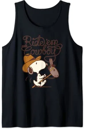 Peanuts Erdnüsse - Western Snoopy Ride Em Cowboy Tank Top
