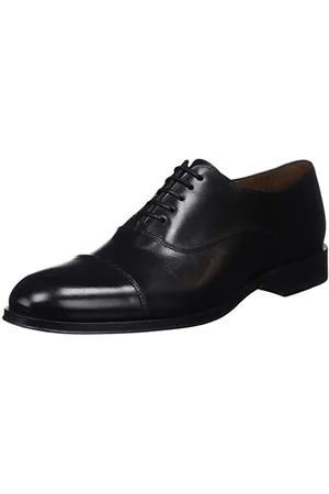 Lottusse L6965, Herren Oxford Schnürhalbschuhe, Schwarz (Ebony Negro Ebony Negro), 42 EU (8 UK)
