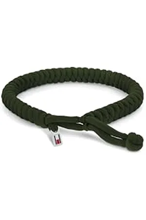 HUGO BOSS Tommy Hilfiger Jewelry Nylon-Armband für Herren Grüne Farbe - 2790594