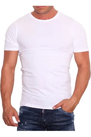 JACK & JONES Herren T-Shirt JJEBasic O-Neck Tee Herrenshirt Optical White S