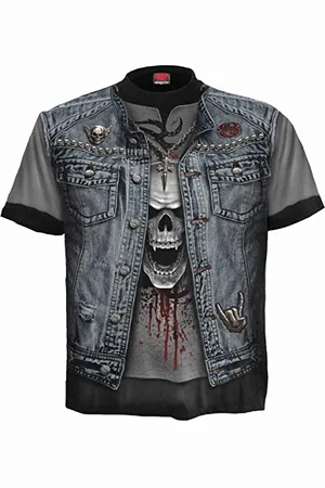 Spiral Thrash Metal - T-Shirt mit Allover-Motiv - - M