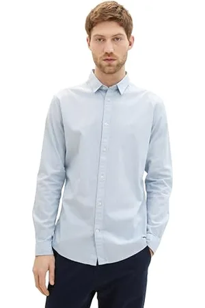 TOM TAILOR Herren Regular Fit Basic Hemd, , XXL