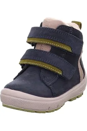 Superfit Jungen GROOVY warm gefütterte Gore-Tex warm gefütterte Gore-Tex warm gefütterte Gore-Tex Warm Gefütterte Gore-tex Schneestiefel, Blau Gelb 8000, 21 EU