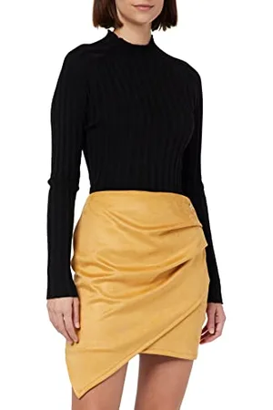 KENDALL + KYLIE KENDALL & KYLIE Damen K&K W Suede Uneven Skirt KKW3715006 Rock, , M