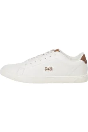 JACK & JONES Herren Jfwbosley Pu Sneaker Noos, White, 45 EU
