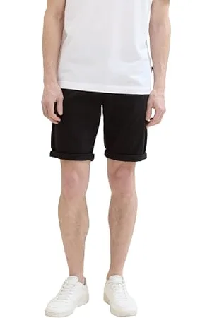 TOM TAILOR Herren Slim Chino Bermuda Shorts mit Stretch, , 28
