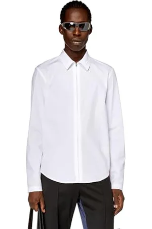 Diesel _S-Stuck Camicia_Coat_Weiß_44