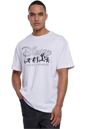 Mister Tee Unisex Disney 100 Years of Wonder Logo Oversize Tee XL White