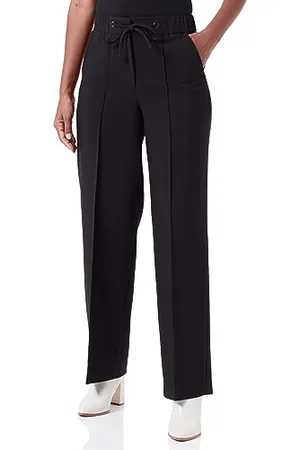 QS by s.Oliver Damen Hose Wide Leg Black 38