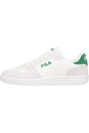 Fila Herren NETFORCE II X CRT Sneaker, White-Verdant Green, 43 EU