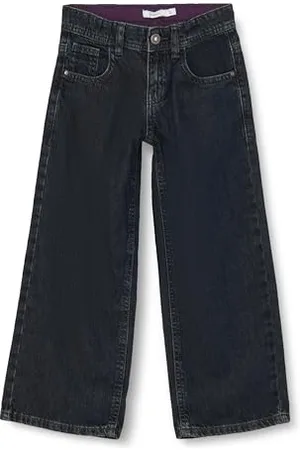 NAME IT Mädchen NKFBELLA Wide Jeans 3163-GU R Jeanshose, , 134 cm