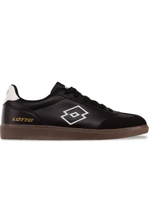 Lotto VINTAL Unisex Sneaker, Black/White, 38 EU