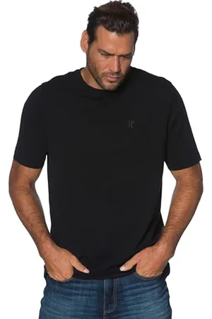 JP 1880 Herren große Größen Übergrößen Menswear L-8XL T-Shirt, Basic, Rundhals, gekämmte Baumwolle, bis 8XL L 702558130-L