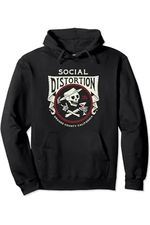 Social Distortion Offizielle Skelly Circle Pullover Hoodie