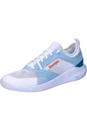 Kempa Unisex Kourtfly Sport-Schuhe, weiß/blau, 42.5 EU