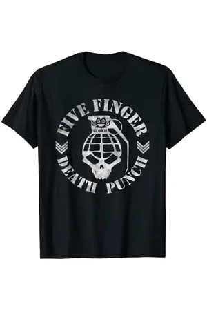 Five Finger Death Punch 5FDP - Grenade Skull T-Shirt