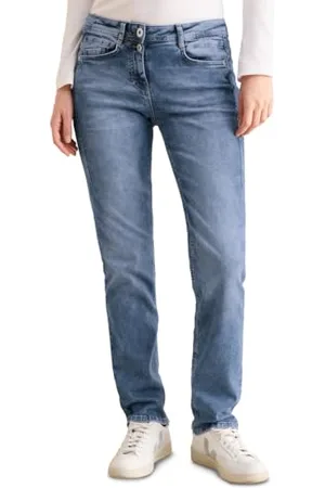 CECIL Damen B378662 Straight Leg Jeans, , 26W / 32L EU