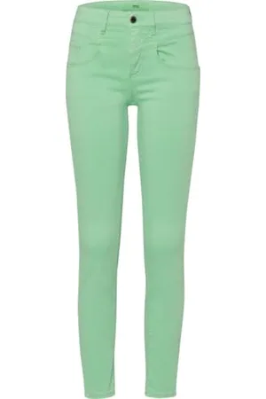 Brax Damen Style Ana Sensation Push Up - Blue Planet With Zipper Jeans, , 27W / 34L EU